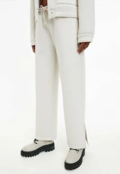 Calvin Klein Jeans Relaxed Split- Pantalones Deportivos - Eggshell