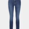 7 For All Mankind Roxanne Bair Eco Duchess - Vaqueros Slim Fit - Mid Blue