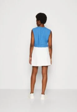 Marc O'Polo DENIM Skirt A-Shaped Fit Mini Length Mid Waist Pleated - Minifalda - Clean Polar White -OXMO Ventas 06e0740b3f454367a39709015b17a5ed