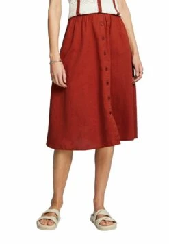 ESPRIT Light- Falda Acampanada - Terracotta New