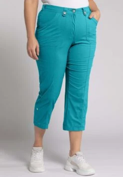 Ulla Popken Pantalones - Tiefes Aqua