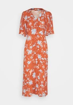 ESPRIT Dress - Vestido Camisero - Coral Orange -OXMO Ventas 0ce9908a3e214087afbb6b11a51d7ea2