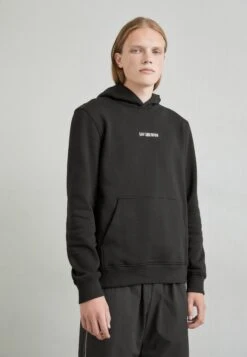 Han Kjøbenhavn Basic Logo Hoodie Unisex - Jersey Con Capucha - Black