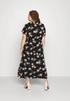 Kcvilana Ami Maxi Dress - Vestido Largo - Black / Peach -OXMO Ventas 0fc69fa5317f409ba04400776ccb0ba1