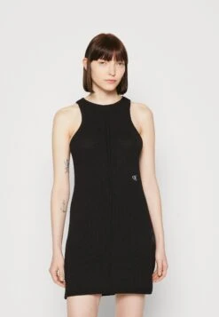 Calvin Klein Jeans Tank Dress - Vestido De Punto - Black