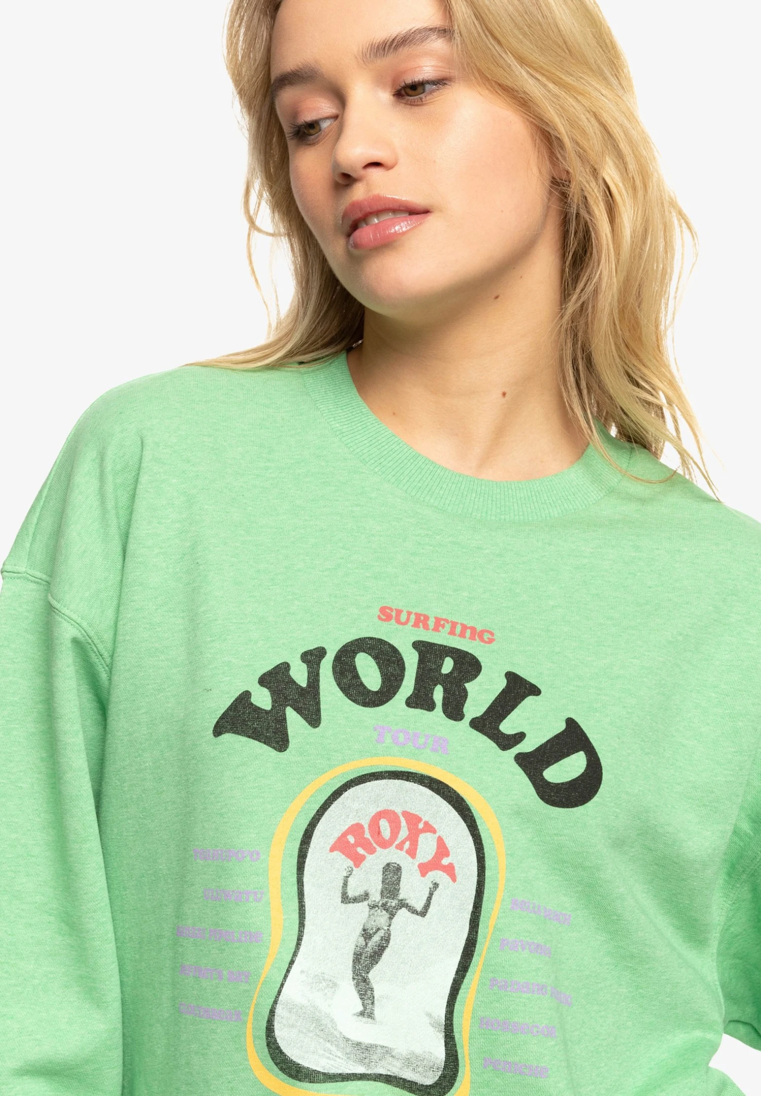 Roxy Take Your Place A - Sudadera - Absinthe Green 6 Roxy Take Your Place A - Sudadera - Absinthe Green - Imagen 4