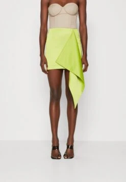 Gestuz Nilia Skirt - Minifalda - Dark Citron