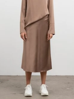 Falda Acampanada - Sand