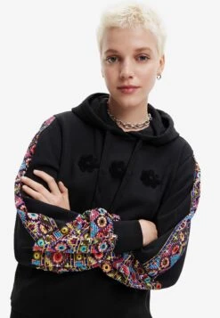 Desigual Embroidered Ethnic - Sudadera - Black -OXMO Ventas 205c211231074dd381c4ab30948c1125