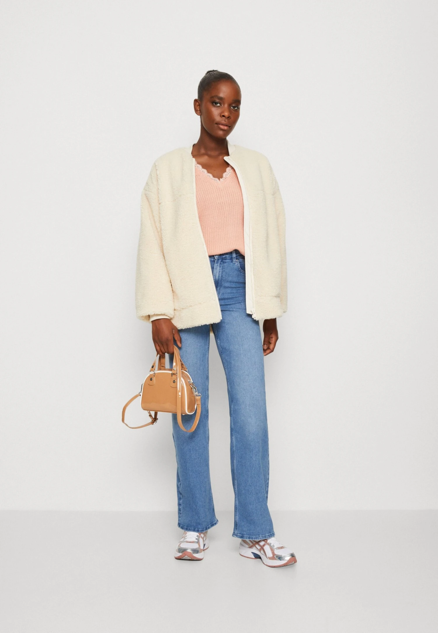 Pieces Pcpeggy Wide Pant - Vaqueros Rectos - Light Blue Denim 4 Pieces Pcpeggy Wide Pant - Vaqueros Rectos - Light Blue Denim - Imagen 2