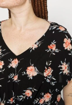 Kcvilana Ami Maxi Dress - Vestido Largo - Black / Peach -OXMO Ventas 31519a9e6ee24bf1a10199f2012f204a