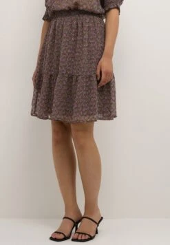 Kaffe Kacatalina - Falda Acampanada - Soft Silt Paisley Print