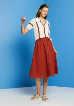 ESPRIT Light- Falda Acampanada - Terracotta New 13 ESPRIT Light- Falda Acampanada - Terracotta New -OXMO Ventas 329221eac3114fec84e41298e5d6150e
