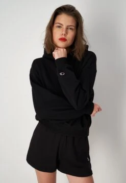 Hooded Logo - Jersey Con Capucha - Black