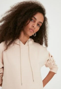 Trendyol Jersey Con Capucha - Beige -OXMO Ventas 35aee6f0b01140389ea5c7a4c688b3bb