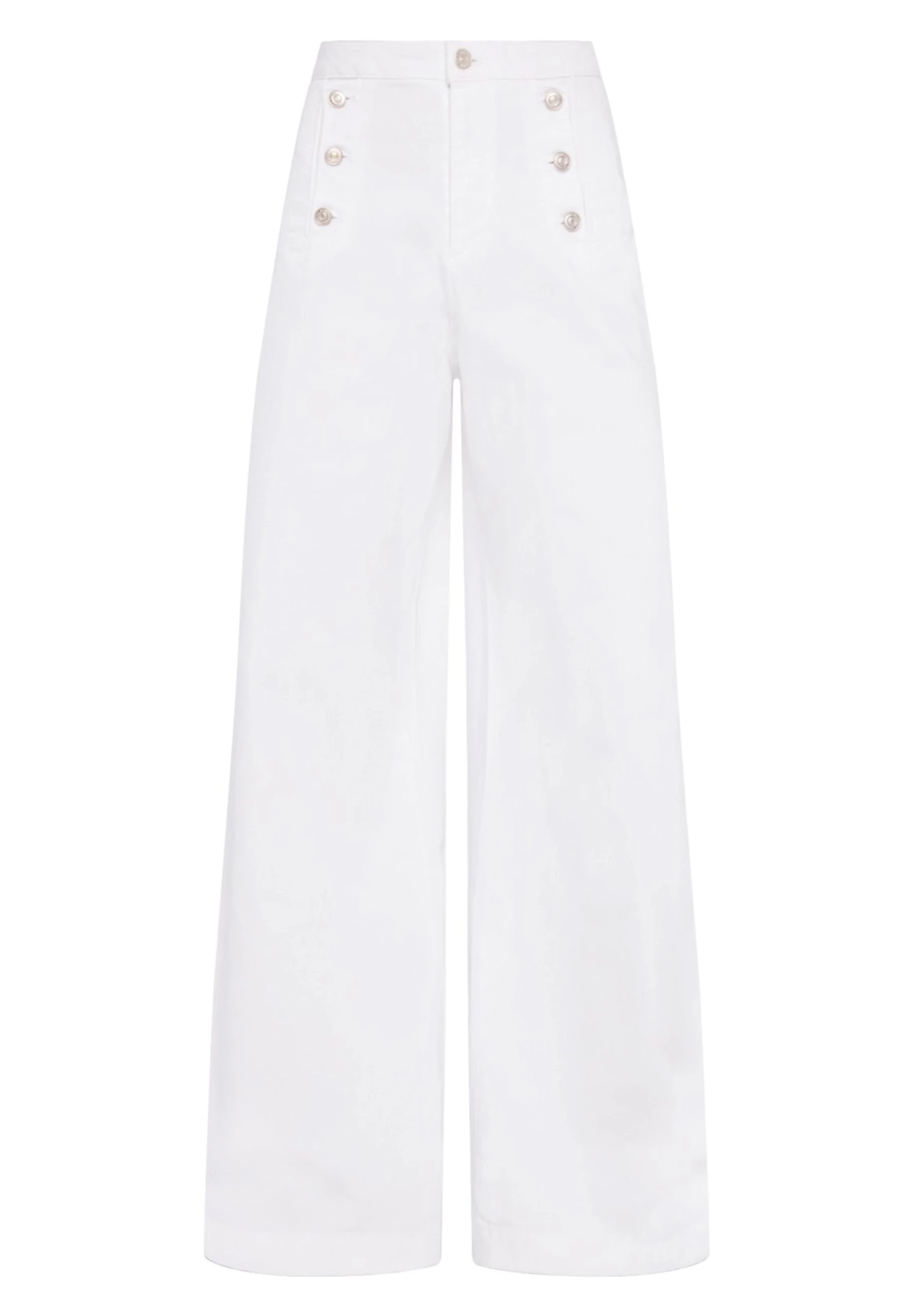 7 For All Mankind Marina Sail Boat - Vaqueros A Campana - White 4 7 For All Mankind Marina Sail Boat - Vaqueros A Campana - White - Imagen 2