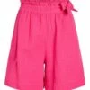 Vila High Waist - Shorts - Pink Yarrow -OXMO Ventas 3a02da7b8a774074be7ac2c390276146