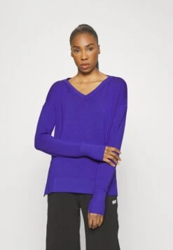 Athleta Coaster Luxe V Neck - Sudadera - Noble Blue
