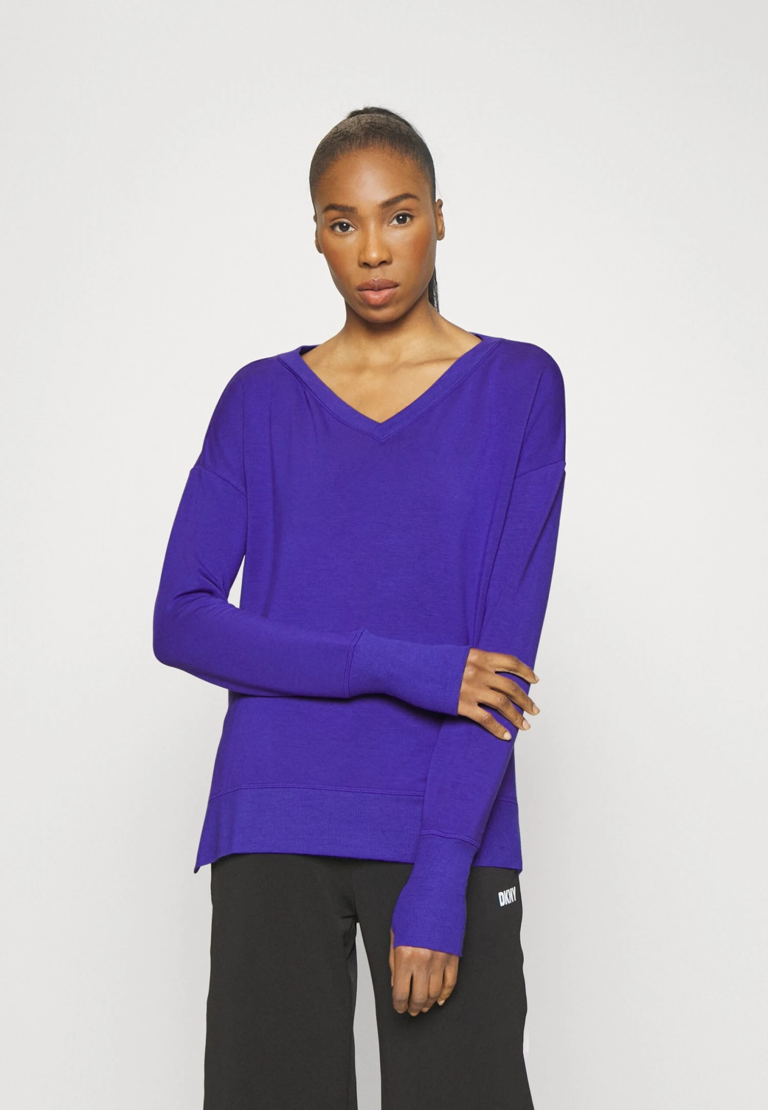 Athleta Coaster Luxe V Neck - Sudadera - Noble Blue 3 Athleta Coaster Luxe V Neck - Sudadera - Noble Blue