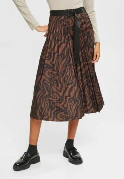 ESPRIT Falda Acampanada - Black