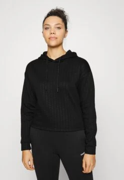 Only Play Onpomran Hood Brush- Jersey Con Capucha - Black