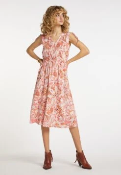 Usha Carnea - Vestido Informal - Rosa Orange