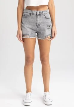 DeFacto Hot - Shorts Vaqueros - Grey