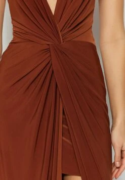Trendyol Evening - Vestido Largo - Brown -OXMO Ventas 446eceafdbf749c99faff78c80ed1a9c