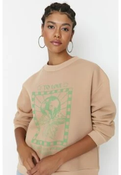 Trendyol Sudadera - Beige 12 Trendyol Sudadera - Beige -OXMO Ventas 47516cb6482c4e33b9945472befc9244