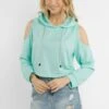 Izia Eyota - Jersey Con Capucha - Aqua 2 Izia Eyota - Jersey Con Capucha - Aqua -OXMO Ventas 4f66db72421e42b38103e7e751e216e9