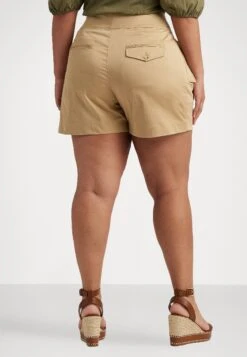 Araceli Flat Front - Shorts - Birch Tan -OXMO Ventas 516bac2605c94334894f092b9f0a5d90