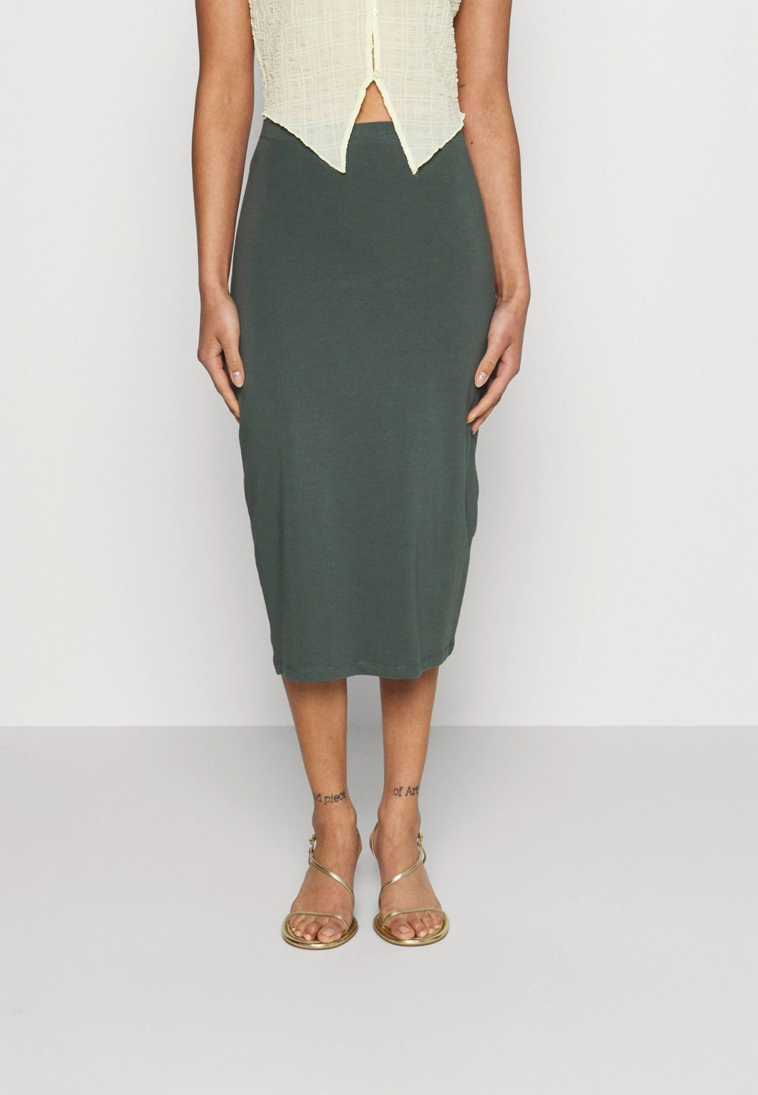 2 Pack - Falda De Tubo - Black/Light Green 6 2 Pack - Falda De Tubo - Black/Light Green - Imagen 4