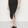 ONLY MATERNITY Slit Skirt - Falda De Tubo - Black -OXMO Ventas 56a77ea18be24daa8724aaf15041c157