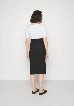 ONLY MATERNITY Slit Skirt - Falda De Tubo - Black -OXMO Ventas 57703a9146d84a03ad8c6000279de900