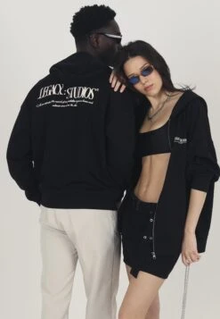 Libra Unisex - Sudadera Con Cremallera - Black