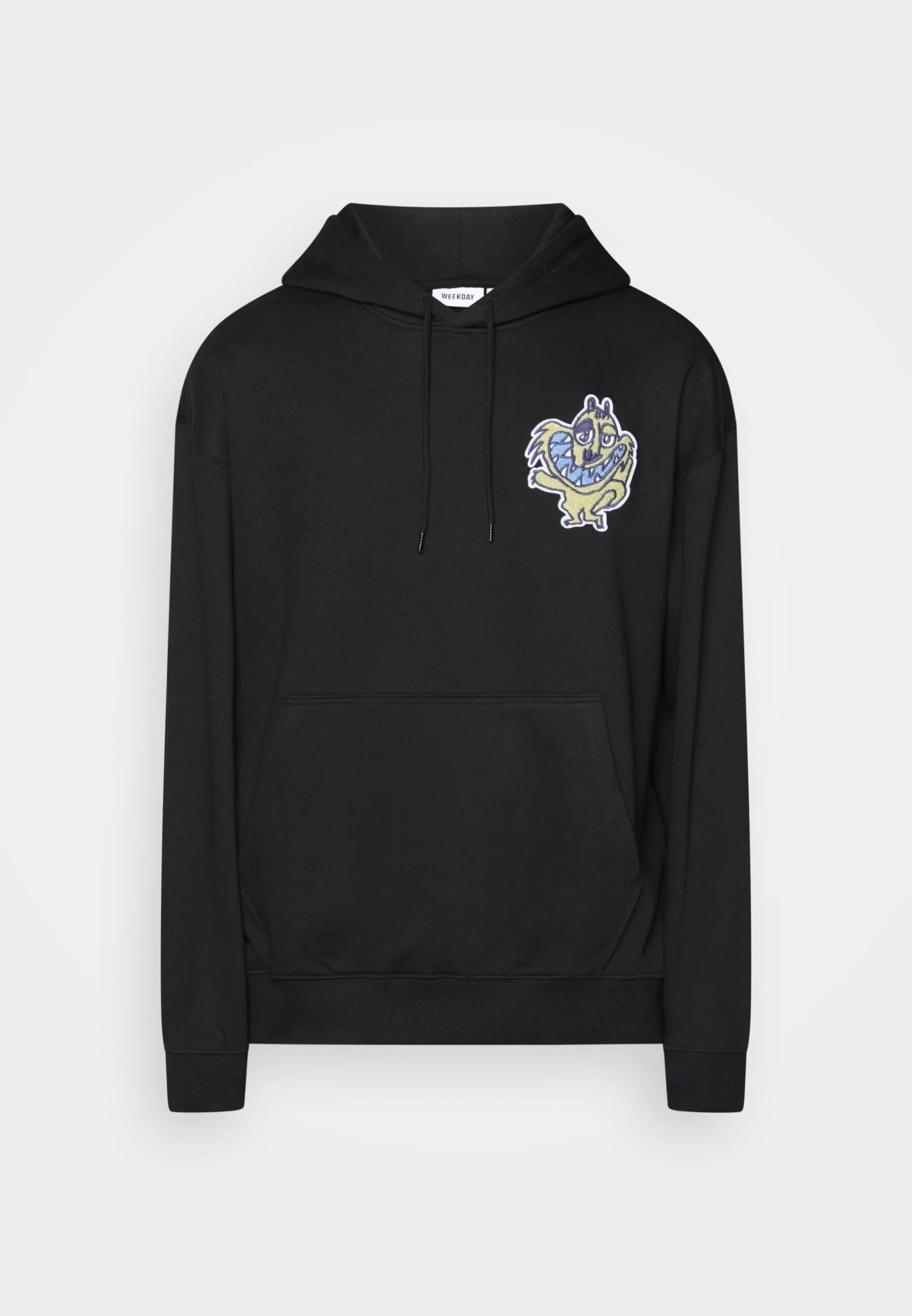 WEEKDAY Oversized Embroidered Hoodie Unisex - Jersey Con Capucha - Black 7 WEEKDAY Oversized Embroidered Hoodie Unisex - Jersey Con Capucha - Black - Imagen 5