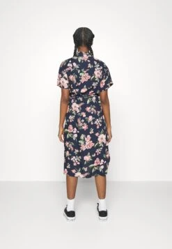 Vero Moda Petite Vmbumpy Calf Shirt Dress- Vestido Camisero - Navy Blazer -OXMO Ventas 5affd919f8af4e9697588e420e2d2f2a