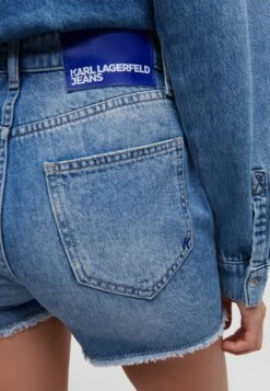 Karl Lagerfeld Jeans Klj Hr - Shorts Vaqueros - Light Blue Sequins -OXMO Ventas 5ca21bafd2ce4a68984b95b0156f61d1