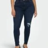 ONLY CARMAKOMA Curvy Carlaola Life - Vaqueros Pitillo - Dark Blue Denim -OXMO Ventas 5cc9a454ce6b4b4dbad84ee325b41118