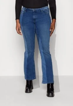 Vero Moda Curve Vmscarlet Flared Curve - Vaqueros Bootcut - Medium Blue Denim