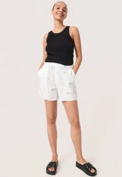 Soaked In Luxury Sosllenora- Shorts - Whisper White -OXMO Ventas 63f4b365827942a68590303b61bd39bd