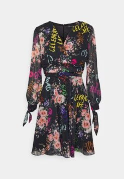 SWING Cocktail Dress - Vestido De Cóctel - Black/Multi