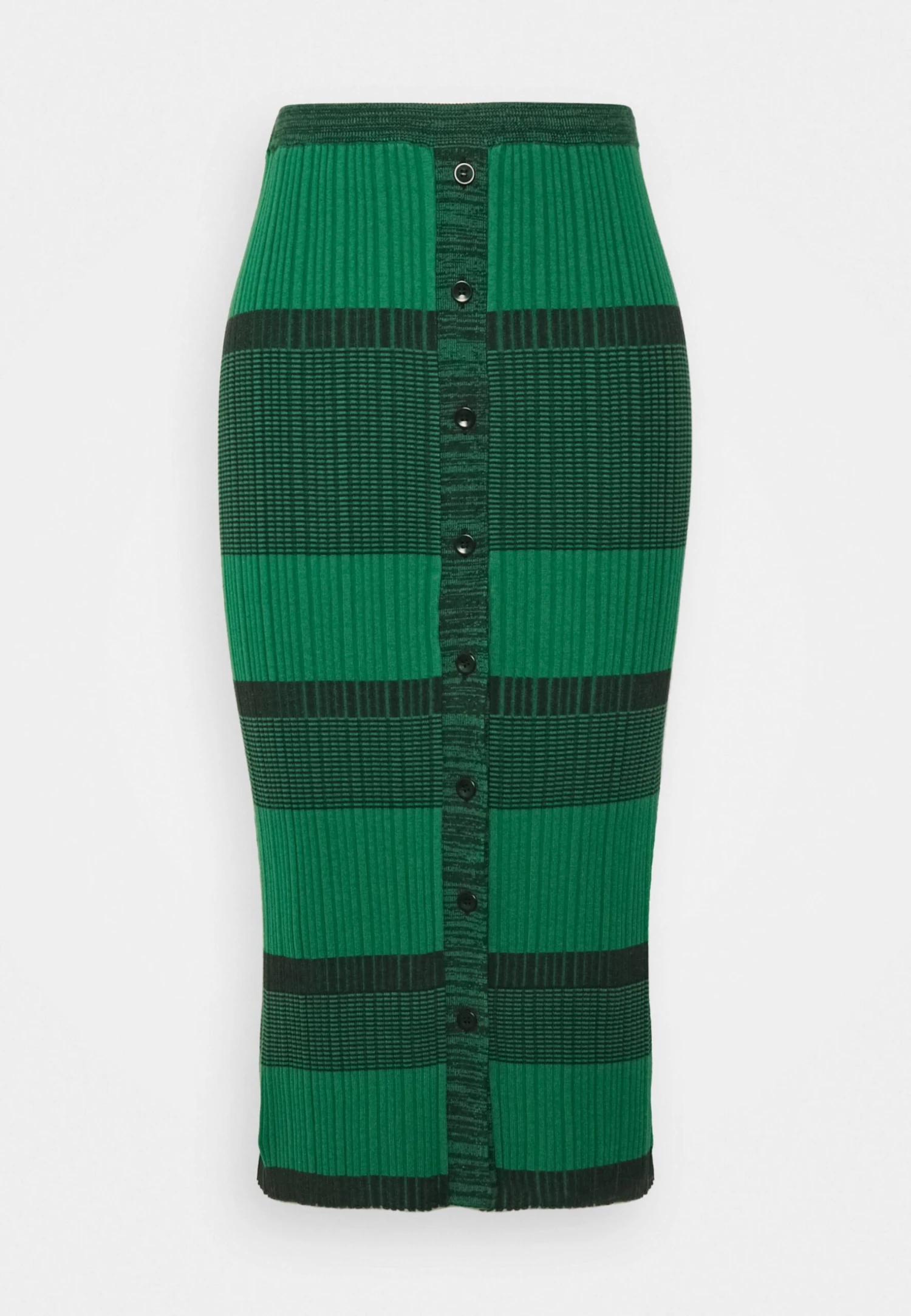 Button Font Skirt - Falda De Tubo - Green 9 Button Font Skirt - Falda De Tubo - Green - Imagen 7