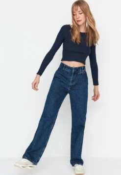 Trendyol Vaqueros Boyfriend - Blue -OXMO Ventas 7654a69d097a48a181ca54515d64a071