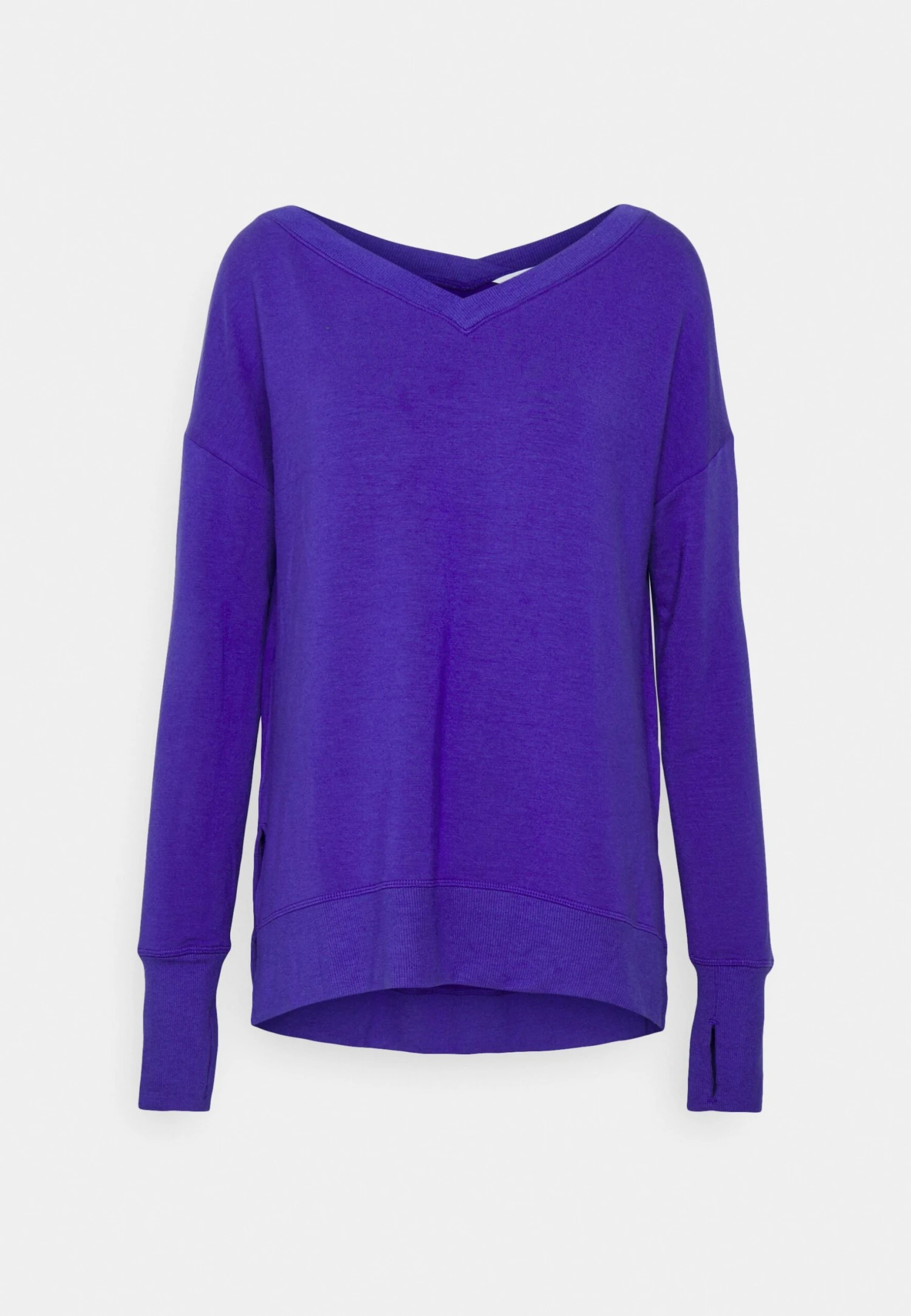 Athleta Coaster Luxe V Neck - Sudadera - Noble Blue 6 Athleta Coaster Luxe V Neck - Sudadera - Noble Blue - Imagen 4