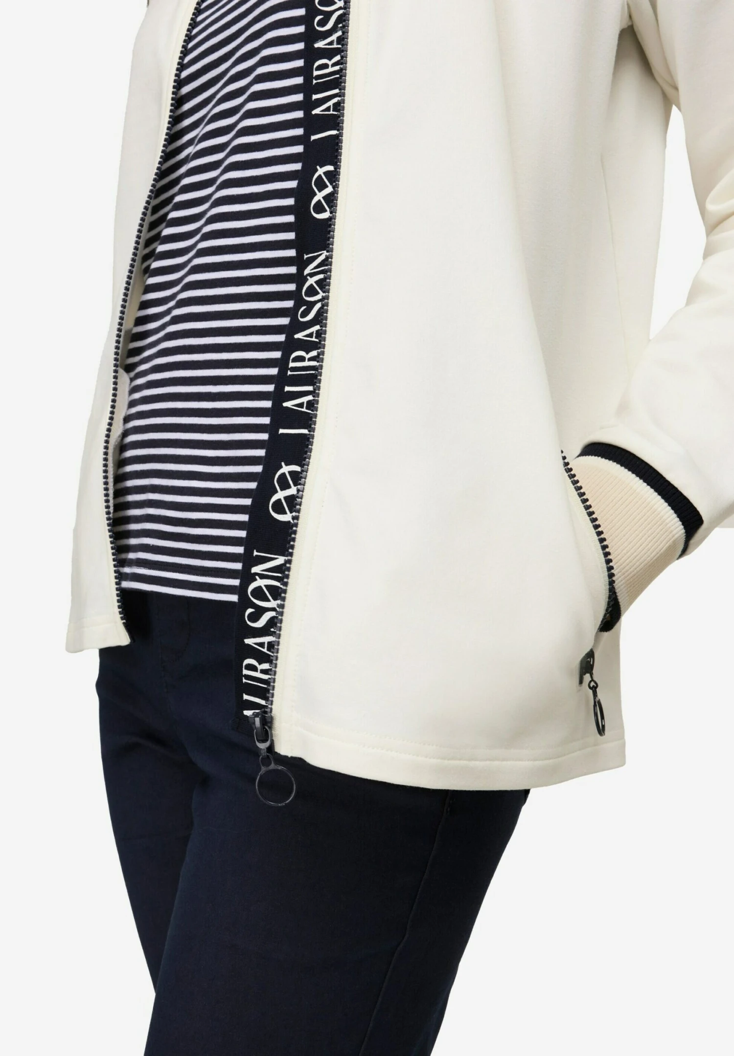 Sudadera Con Cremallera - Off White 6 Sudadera Con Cremallera - Off White - Imagen 4