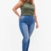 Zizzi With Back Pockets - Jeggings - Blue Denim -OXMO Ventas 7d37b0c39fd54784808db42686074d1f