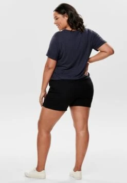 ONLY CARMAKOMA Goldtrash Life Easy Jrs - Shorts - Black -OXMO Ventas 878d5a932c884015a8bdbcf5e8b3af78