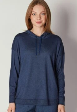 Ultrafine - Jersey Con Capucha - Garment Dyed Ultramarine Blue