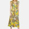 Betty Barclay Ohne Arm - Vestido Ligero - Khaki/Yellow